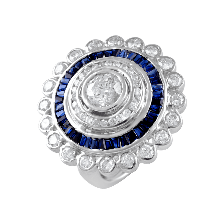 Cocktail Ring with solitare