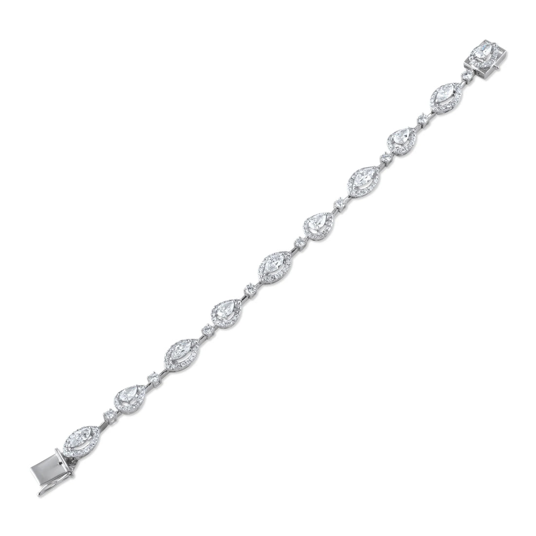 Marquise and Pear tennis bracelet
