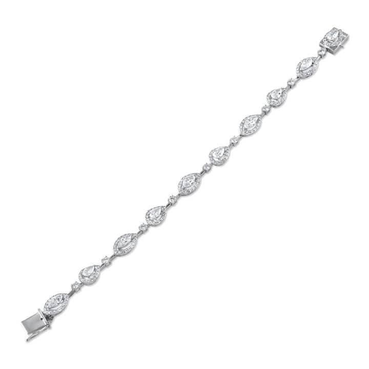 Marquise and Pear tennis bracelet