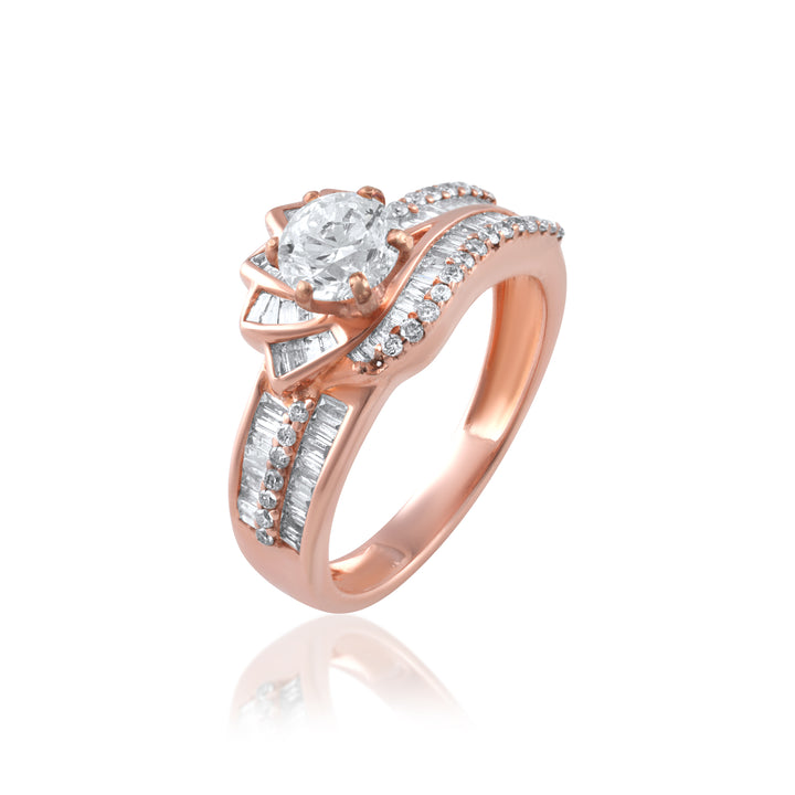 Rose gold Diamond ring