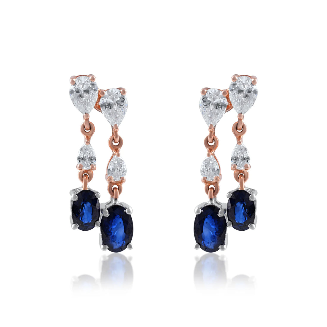 Celestial Blue Saphhire Earrings