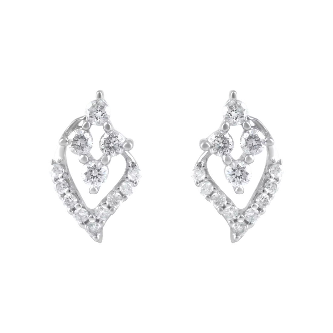 Dainty Spark Diamond Earrings