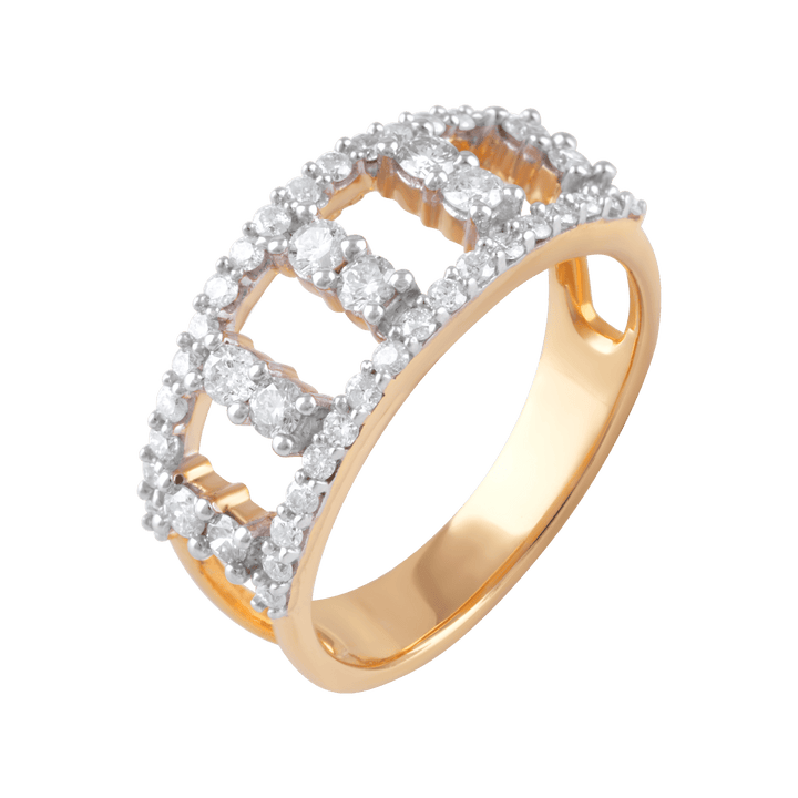 Diamond-adorned ring