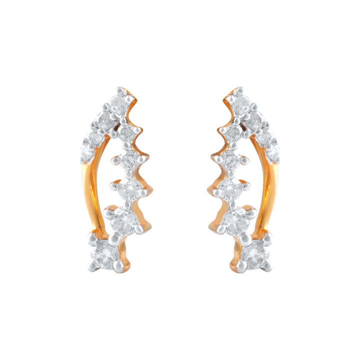Gold Diamond Earrings