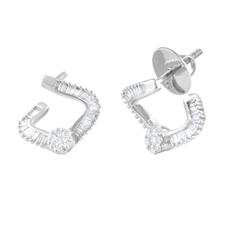 Serenity Curve Diamond earrings