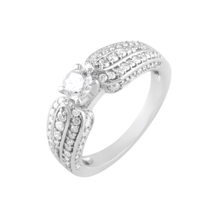 Single-diamond adornment