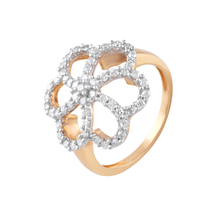 Flower Shape Diamond ring